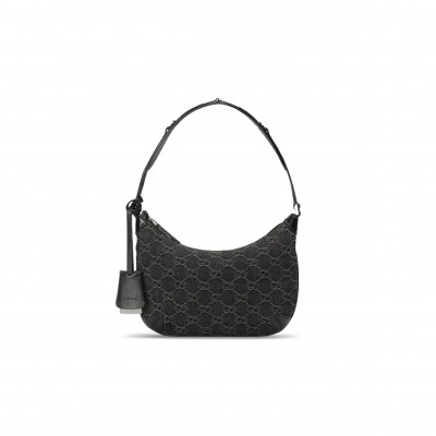 GUCCI HORSEBIT SLIM SMALL DENIM SHOULDER BAG 774719 (24*18*4.5cm)